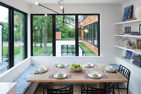 Dining nook with great views