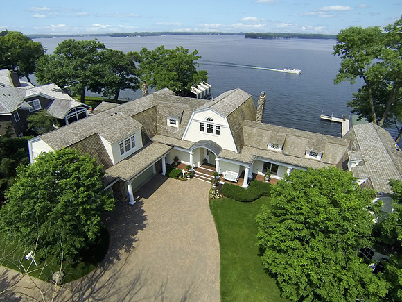 Minnetonka Residence, Drone aerial photo by Jon Huelskamp with LandMark Photography